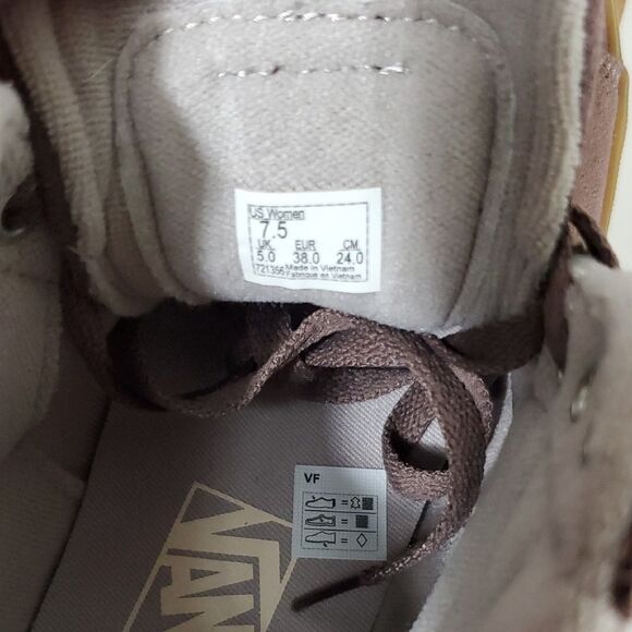 Vans Filmore Hi Vansguard Suede/Nylon Brown/Gum Women's Size 7.5 NIB - Picture 9 of 10